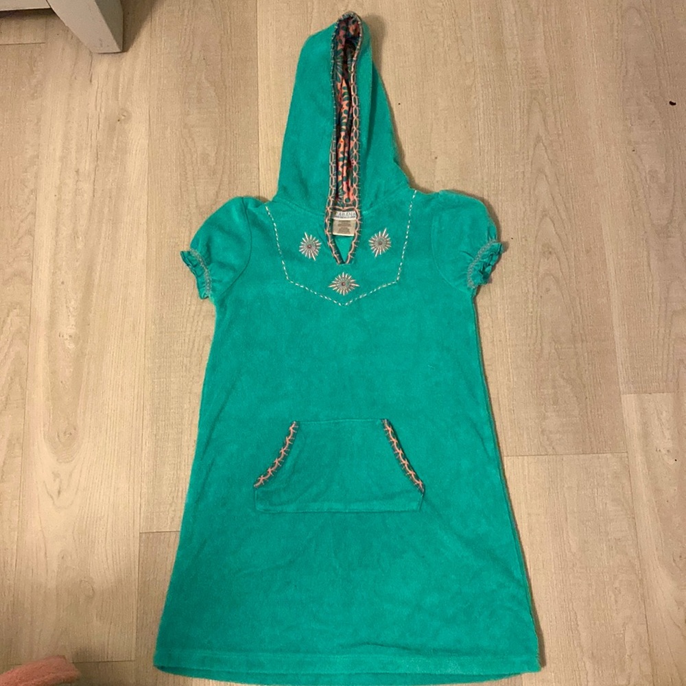 Girls Terry Cloth Summer Swim Cover-Up